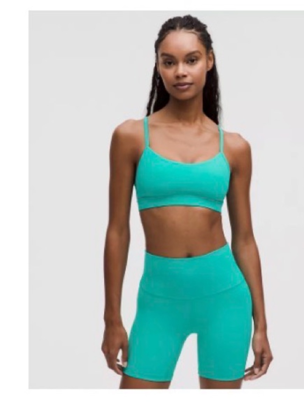 lululemon athletica Teal Strappy Sports Bra
